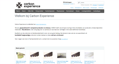 Desktop Screenshot of carbonexperience.nl